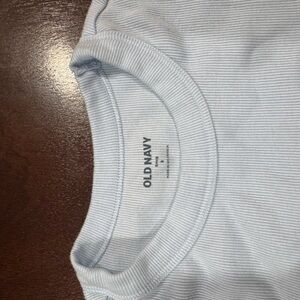 Old Navy Sky Blue Ribbed Tee